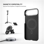 Fixed MagVelar aramidový kryt s podporou MagSafe pre Apple iPhone Air, čierny