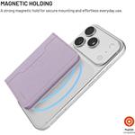 Fixed MagWallet Fold MagSafe peňaženka, svetlo fialová