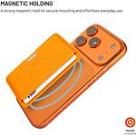 Fixed MagWallet Slim MagSafe peňaženka, oranžová