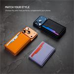 Fixed MagWallet Trifold, MagSafe peňaženka, oranžová