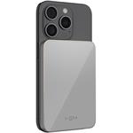 Fixed MagZen 10 Crystal, powerbanka s bezdrôtovým nabíjaním so štandardom Qi2 a podporou MagSafe, 10 000 mAh, titánová