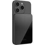 Fixed MagZen 5 Crystal, powerbanka s bezdrôtovým nabíjaním so štandardom Qi2 a podporou MagSafe, 5 000 mAh, čierna