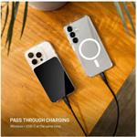 Fixed MagZen 5 Crystal, powerbanka s bezdrôtovým nabíjaním so štandardom Qi2 a podporou MagSafe, 5 000 mAh, čierna