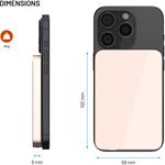 Fixed MagZen 5 Crystal, powerbanka s bezdrôtovým nabíjaním so štandardom Qi2 a podporou MagSafe, 5 000 mAh, ružová