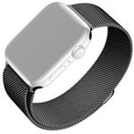 Fixed Mesh Strap nerezový remienok pre Apple Watch 42/44/45/49mm, čierny