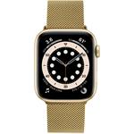 Fixed Mesh Strap nerezový remienok pre Apple Watch 42/44/45/49mm, zlatý