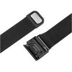 Fixed Mesh Strap sieťovaný nerezový remienok pre Garmin QuickFit 20mm, čierny