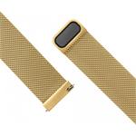 Fixed Mesh Strap sieťovaný nerezový remienok, šírka 20mm pre smartwatch, zlatý