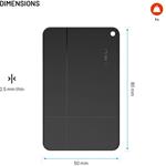 Fixed MiCard Pro Smart tracker s podporou Find My a Find Hub, čierny