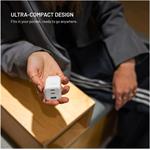 Fixed Mini sieťová GaN nabíjačka s 2xUSB-C a USB výstupom, podpora PD, 65W, biela