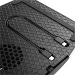 Fixed multifunkčná stanica pre PlayStation 5 s chladením a nabíjaním pre dva ovládače DualSense, čierno biela, (rozbalen