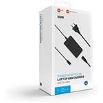 Fixed nabíjací GaN adaptér pre notebooky s USB-C, podpora PD 3.0, 100W, čierny