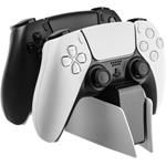 Fixed nabíjacia stanica pre dva bezdrôtové ovládače DualSense PlayStation 5, čierno biela (FIXPS5-DCC-BW|