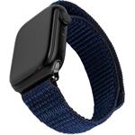 Fixed Nylon Sporty Strap nylonový remienok pre Apple Watch 38/40/41mm, tmavo-modrý