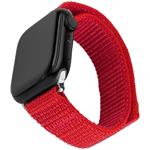 Fixed Nylon Sporty Strap nylonový remienok pre Apple Watch 42/44/45mm, červený