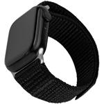 Fixed Nylon Sporty Strap nylonový remienok pre Apple Watch Ultra 49mm, čierny