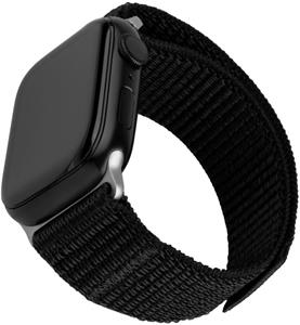 Fixed Nylon Sporty Strap nylonový remienok pre Apple Watch Ultra 49mm, čierny
