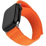 Fixed Nylon Sporty Strap nylonový remienok pre Apple Watch Ultra 49mm, oranžový