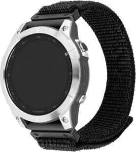 Fixed Nylon Sporty Strap nylonový remienok pre Garmin QuickFit 22mm, čierny