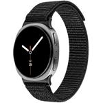 Fixed Nylon Sporty Strap nylonový remienok pre Samsung Galaxy Watch 8, čierny