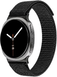 Fixed Nylon Sporty Strap nylonový remienok pre Samsung Galaxy Watch 8, čierny