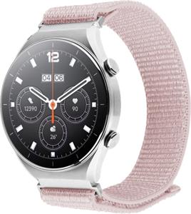 Fixed Nylon Sporty Strap nylonový remienok s Quick Release 18mm pre smartwatch, ružovo-zlatý