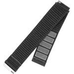 Fixed Nylon Sporty Strap nylonový remienok s Quick Release 18mm pre smartwatch, tmavo-sivý