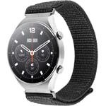 Fixed Nylon Sporty Strap nylonový remienok s Quick Release 18mm pre smartwatch, tmavo-sivý