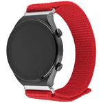 Fixed Nylon Sporty Strap s Quick Release nylonový remienok pre smartwatch, 20mm, červený