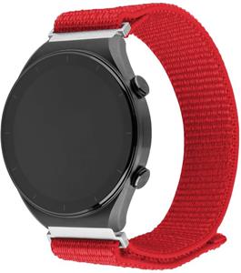 Fixed Nylon Sporty Strap s Quick Release nylonový remienok pre smartwatch, 22mm, červený