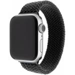 Fixed nylon strap elastický nylonový remienok pre Apple Watch 38/40/41mm, veľkosť XL,čierny
