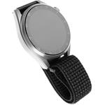 Fixed Nylon Strap nylonový remienok 22mm pre smartwatch, reflexne čierny