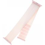 Fixed Nylon Strap Nylonový remienok na princípe suchého zipsu pre Apple Watch 38/40/41 mm, růžový