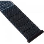 Fixed Nylon Strap Nylonový remienok na princípe suchého zipsu pre Apple Watch 38/40/41 mm, tmavo - šedý