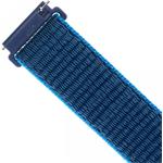 Fixed Nylon Strap nylonový remienok, šírka 22mm pre smartwatch, tmavo modrý