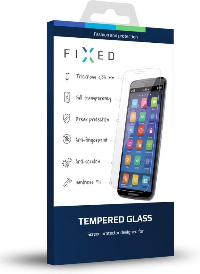 FIXED ochranné tvrdené sklo, pre Motorola E4, 0,33 mm
