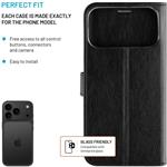 Fixed Opus puzdro typu kniha pre Apple iPhone 17 Pro Max, čierne