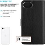 Fixed Opus puzdro typu kniha pre Apple iPhone 17e/16e, čierne