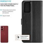 Fixed Opus puzdro typu kniha pre Motorola Moto G05, čierne