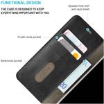 Fixed Opus puzdro typu kniha pre Motorola Moto G15 Power, čierne