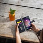 Fixed Opus puzdro typu kniha pre Motorola Moto G15/Power, čierne