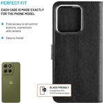 Fixed Opus puzdro typu kniha pre Motorola Moto G15/Power, čierne