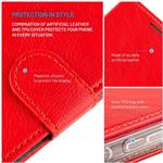 Fixed Opus puzdro typu kniha pre Samsung Galaxy A17 4G/5G, červené