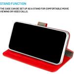 Fixed Opus puzdro typu kniha pre Samsung Galaxy A17 4G/5G, červené