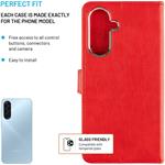 Fixed Opus puzdro typu kniha pre Samsung Galaxy A18/A17, červené