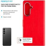 Fixed Opus puzdro typu kniha pre Samsung Galaxy A26 5G, červené