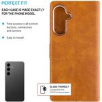 Fixed Opus puzdro typu kniha pre Samsung Galaxy A26 5G, hnedé