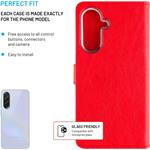 Fixed Opus puzdro typu kniha pre Samsung Galaxy A37 5G, červené