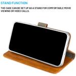 Fixed Opus puzdro typu kniha pre Samsung Galaxy A57 5G, hnedé