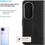 Fixed Opus puzdro typu kniha pre Vivo V50 5G, čierne